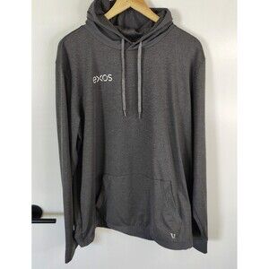 Vuori Mens Sunday Element Hoodie Size 2XL Gray Stretch Pullover V264